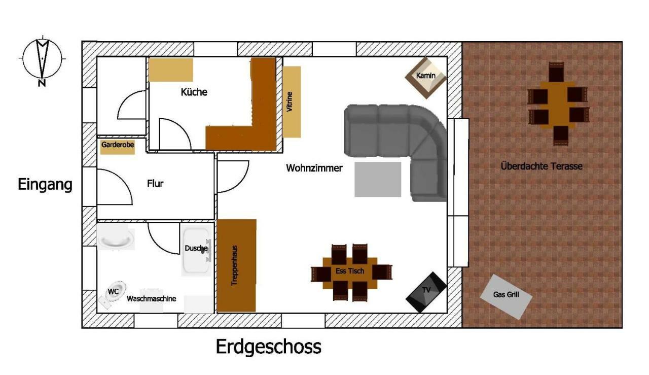 Ferienhaus Am Alfsee Rieste Eksteriør billede